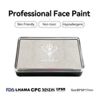 Anka Bella Pearl White face paint, skin‑friendly non‑toxic hypoallergenic with FDA CPSR MSDS LHAMA CPC certification size 80*50*17mm