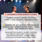 Children’s Stage Makeup Course From Everyday Angel to Stage Star — One Course, Endless Looks Anka Bella