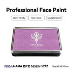 Anka Bella Pearl Orchid face paint, skin‑friendly non‑toxic hypoallergenic with FDA CPSR MSDS LHAMA CPC certification size 80*50*17mm