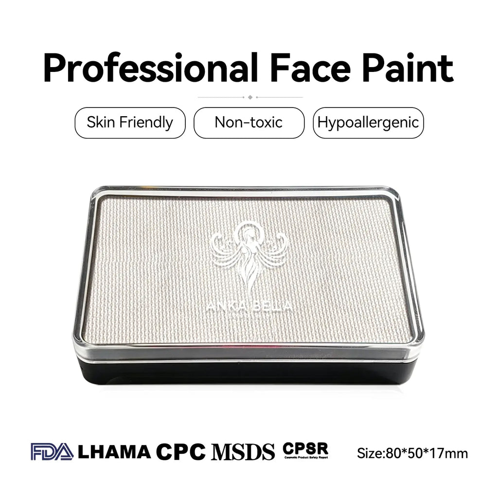 Pearl White Face Paint 1