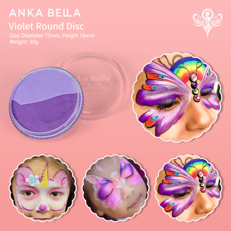 Face Painting rainbow base cakes, Anka Bella（New style） Anka Bella