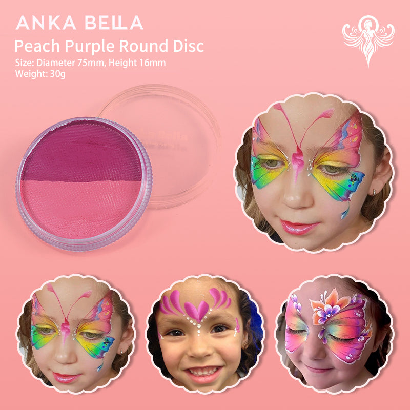 Face Painting rainbow base cakes, Anka Bella（New style） Anka Bella