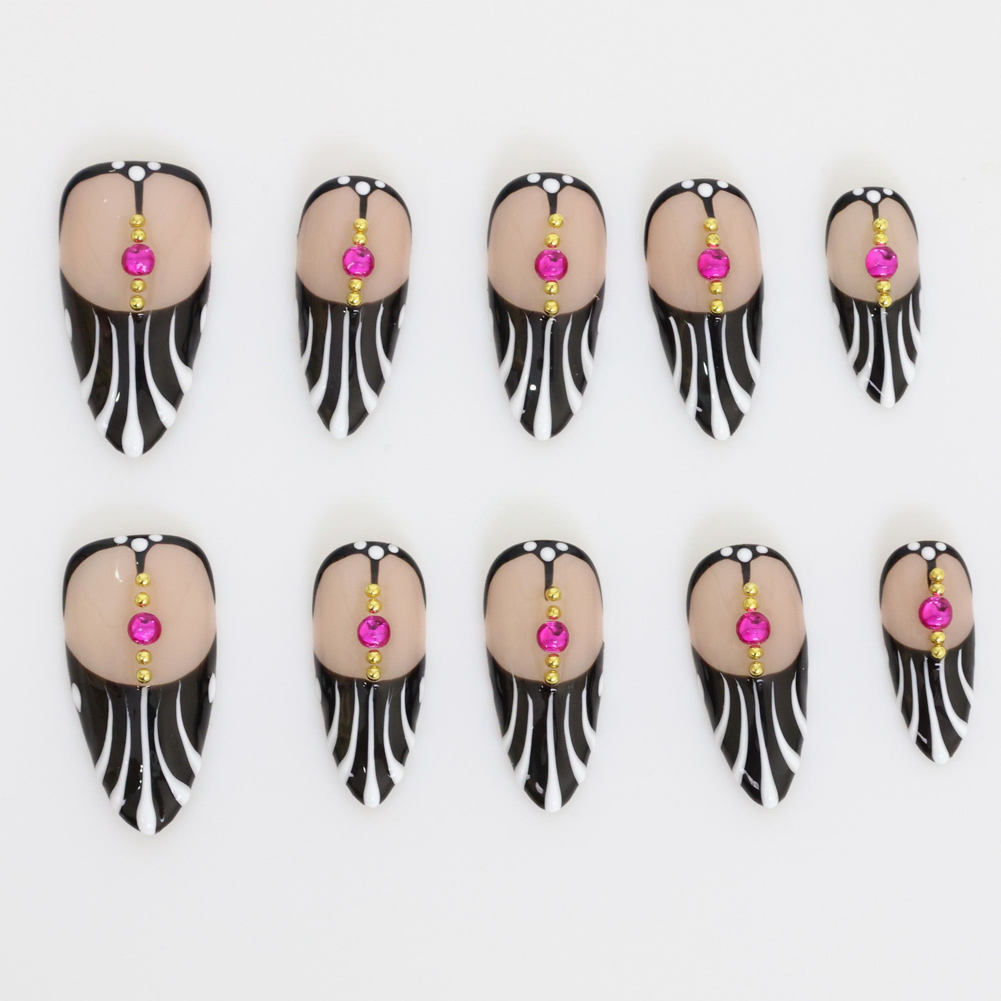 Ripple Glow Nail Art - Anke Bella