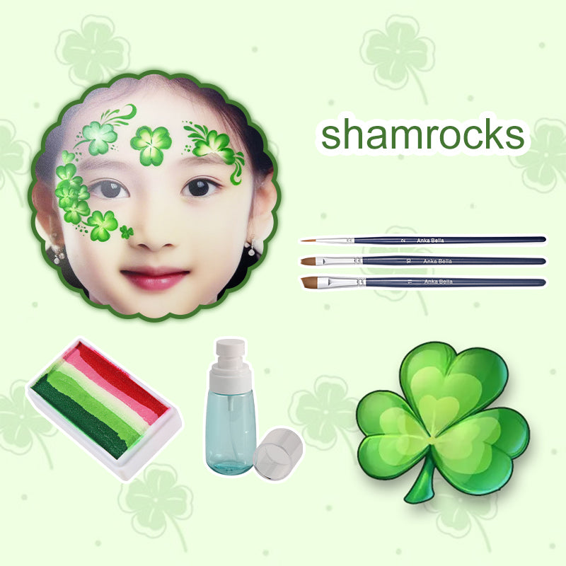 Shamrock Face Paint Kit