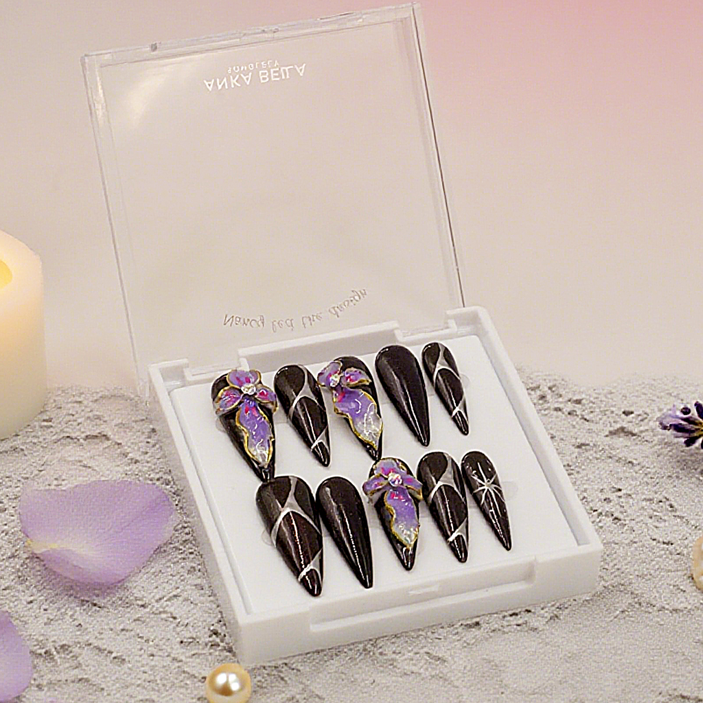 Midnight Jazz Nail Art - Anke Bella