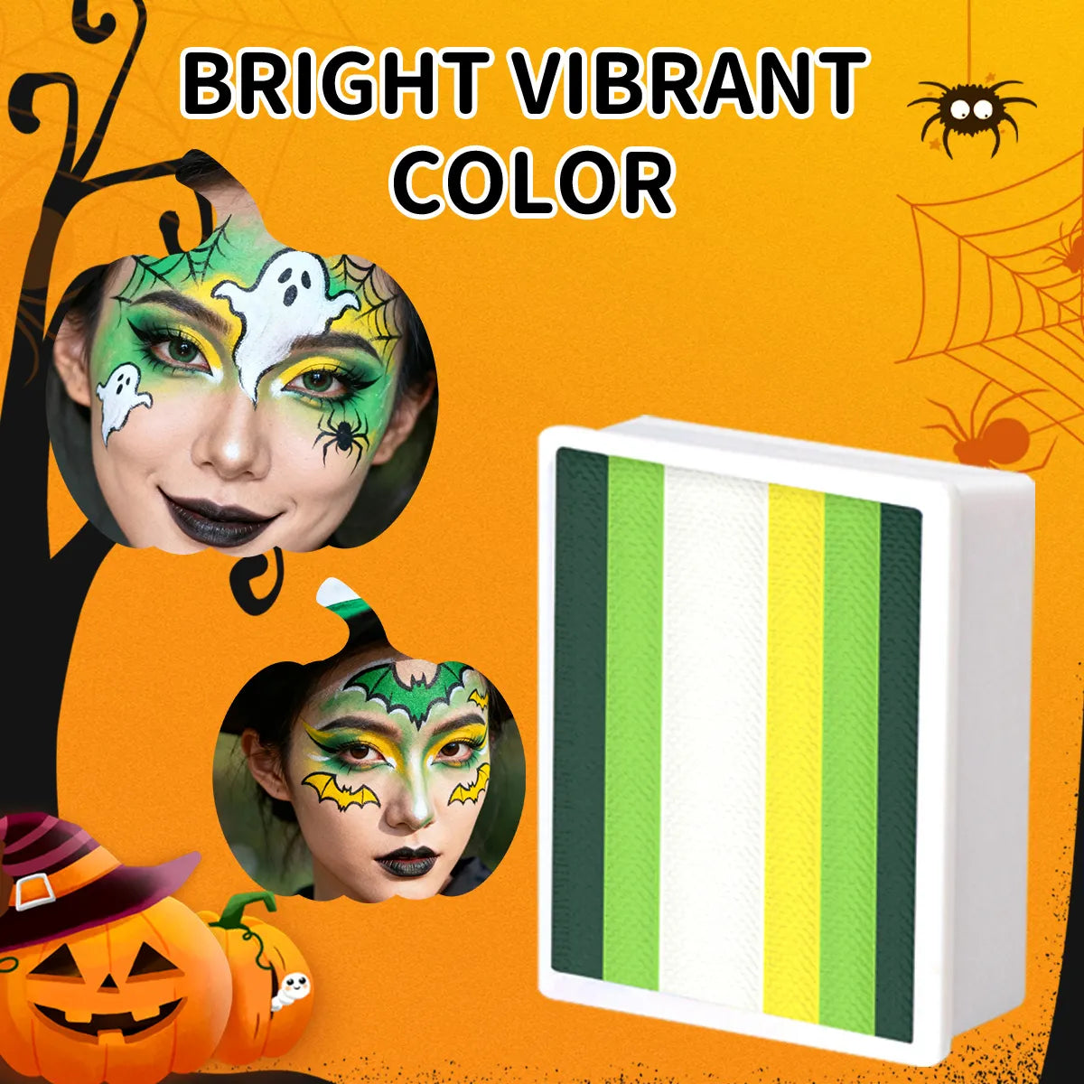 Halloween Face Paint Kit – Safe, Washable & Fun for All Ages