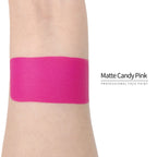 Anka Bella Matte Candy Pink face paint arm swatch, vivid bright candy‑pink matte body paint sample on skin