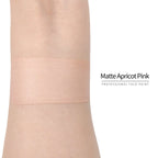 Anka Bella Matte Apricot Pink face paint arm swatch, soft warm apricot‑pink matte body paint sample on skin