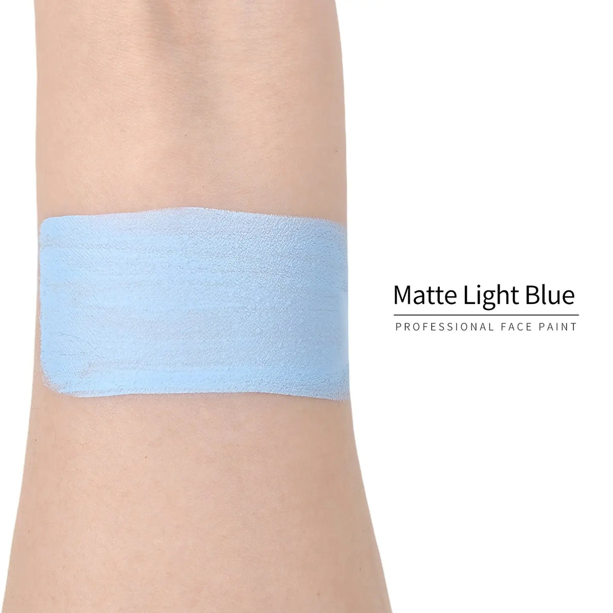 Anka Bella Matte Light Blue Face Paint 50g, Water‑Based High Pigment Non‑Toxic Hypoallergenic Body Paint Cake for Cosplay Halloween Carnival（副本） Anka Bella