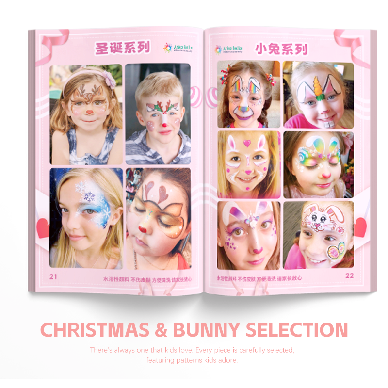 Face Painting Design Anthology for Kids – 160 Patterns, 12 Themes