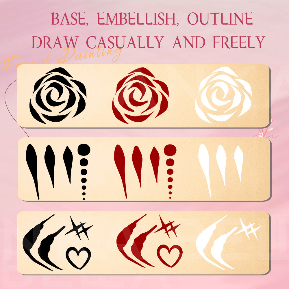 Classic Trio round cake Face painting&Anka bella