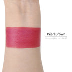 Anka Bella Pearl Brown face paint arm swatch, rich shimmer burgundy-brown pearl body paint sample on skin