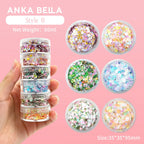 Anka Bella Oil-Based Glitter Palette, Skin-safe Body Face Glitter for Halloween Party Kids Makeup（副本） Anka Bella