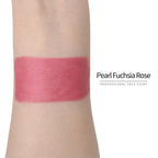 Anka Bella Pearl Fuchsia Rose face paint arm swatch, shimmer pearl fuchsia rose body paint sample on skin