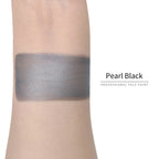 Anka Bella Pearl Black face paint arm swatch, metallic shimmer pearl black body paint sample on skin