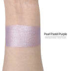 Anka Bella Pearl Pastel Purple face paint arm swatch, soft shimmer pastel pearl‑purple body paint sample on skin