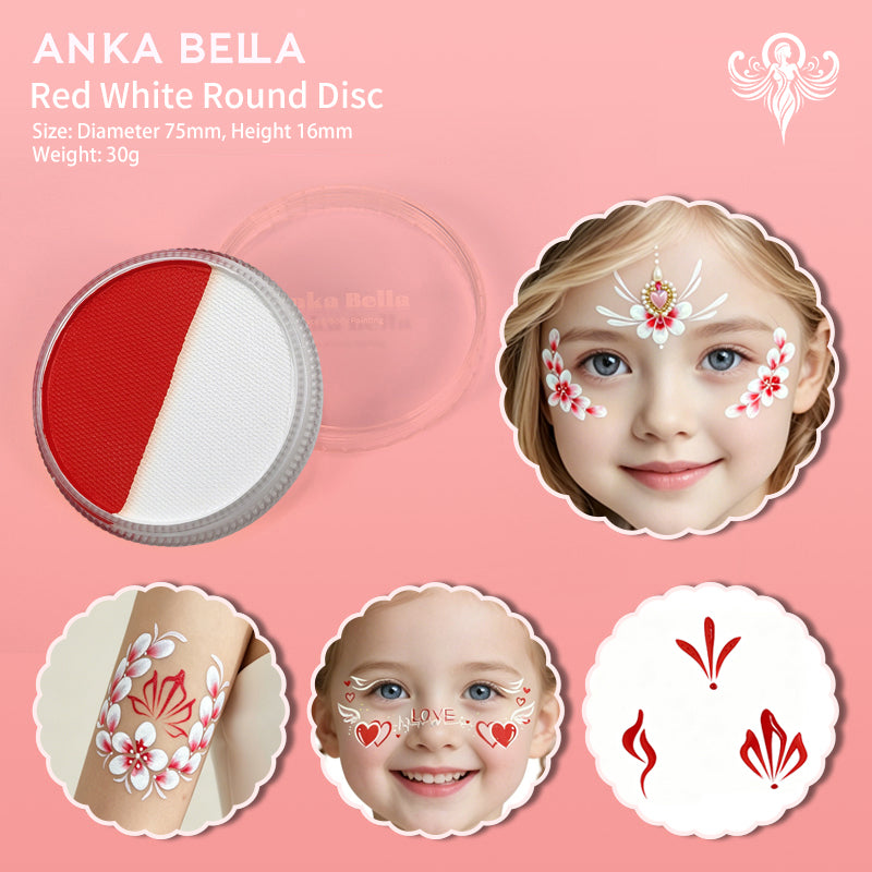 Face Painting rainbow base cakes, Anka Bella（New style） Anka Bella
