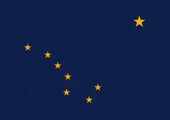 Pintura de la bandera de un estado estadounidense