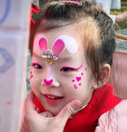 Bunny Face Painting Set – Featured in Viral TK & FB Videos, Includes Paints and Brushes Anka Bella
