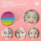 Face Painting rainbow base cakes, Anka Bella（New style） Anka Bella