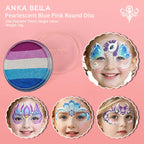 Face Painting rainbow base cakes, Anka Bella（New style） Anka Bella