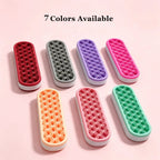 Anka Bella paint brush storage rack silicone organizer holder, pink color, 7 colors available