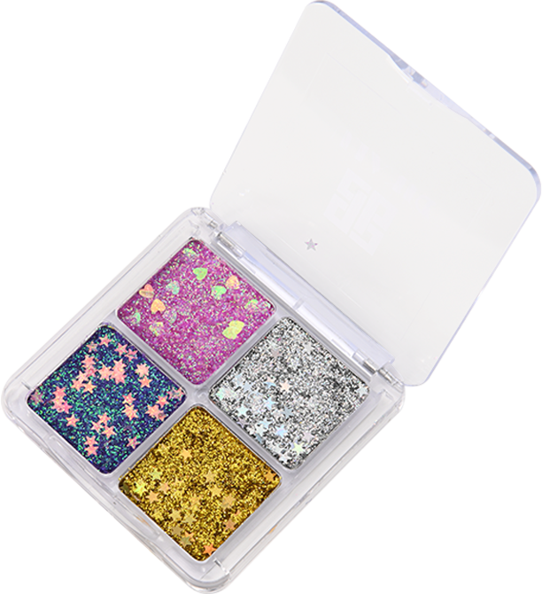 4 colors of glitter-Anka Bella
