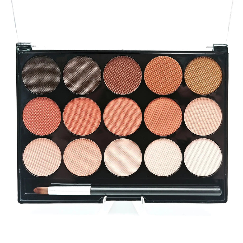 Anka Bella 15 shade skin tone water based face paint palette with brush
