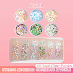 Anka Bella Oil-Based Glitter Palette, Skin-safe Body Face Glitter for Halloween Party Kids Makeup（副本） Anka Bella