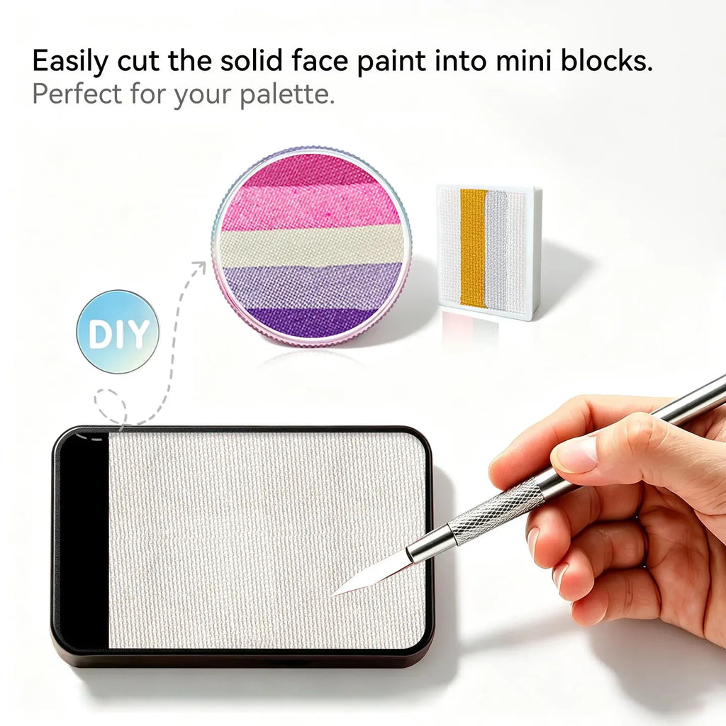 Pearl White Face Paint 3