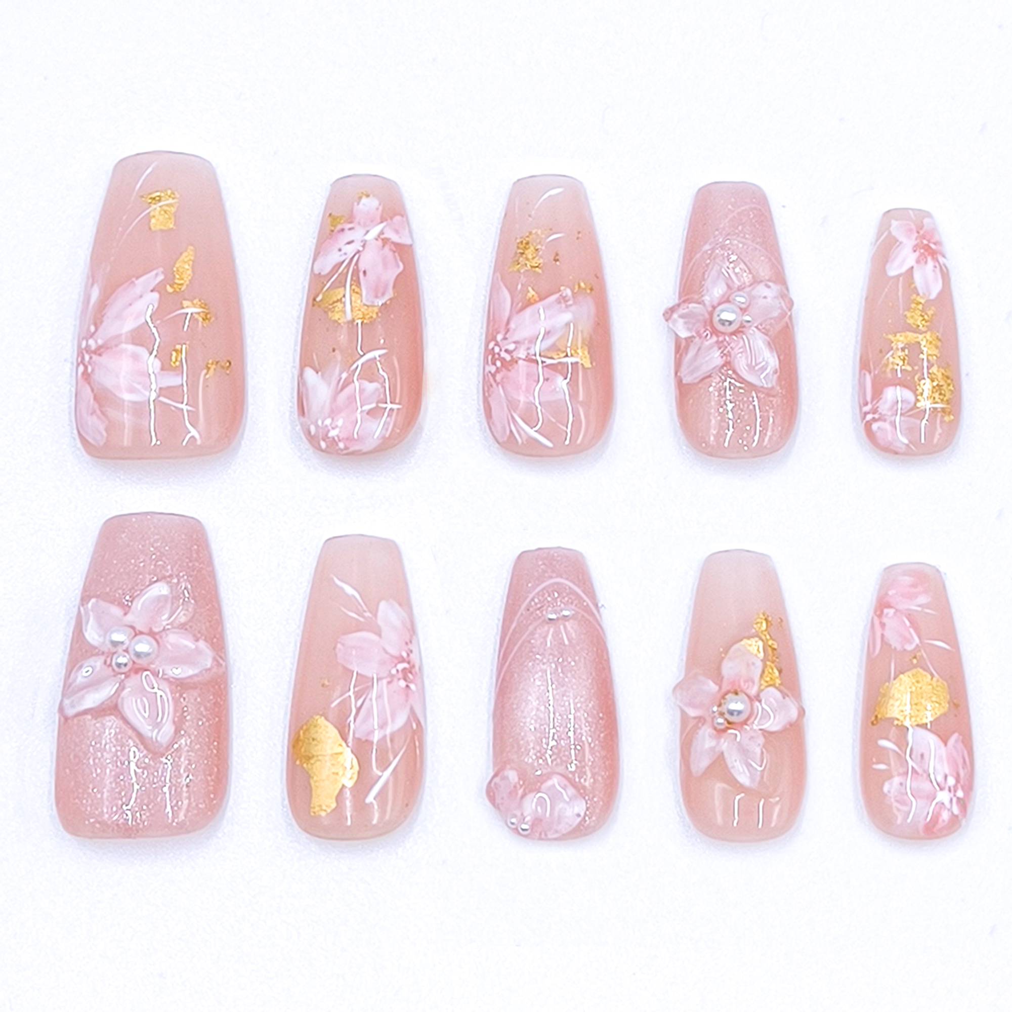Moon Sakura Nail Art-Anke Bella