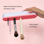 Anka Bella silicone paint brush organizer, 7 pastel colors collection, desktop makeup brush storage rack
