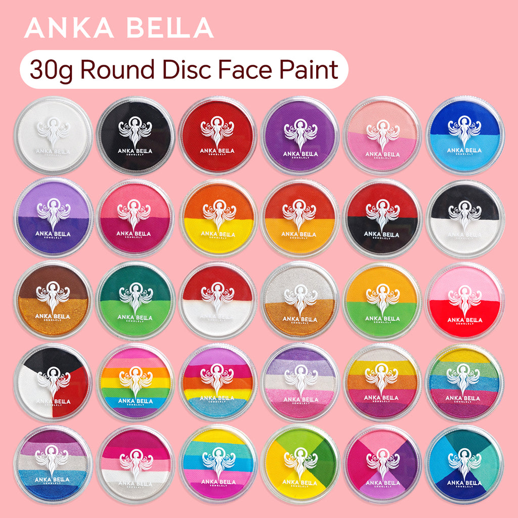 Face Painting rainbow base cakes, Anka Bella（New style） Anka Bella