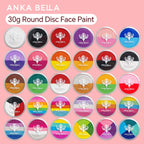 Face Painting rainbow base cakes, Anka Bella（New style） Anka Bella