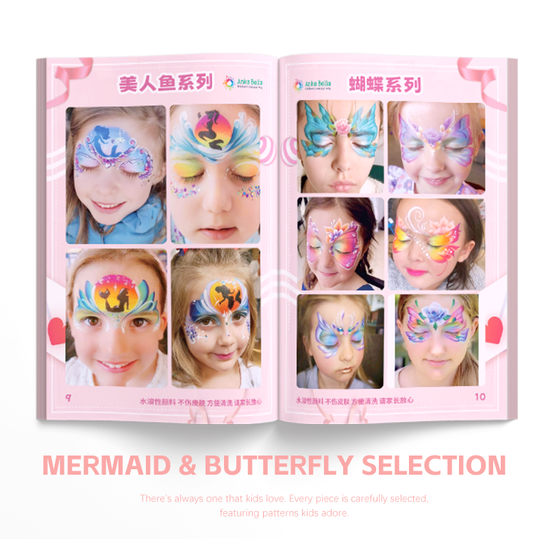 Face Painting Design Anthology for Kids – 160 Patterns, 12 Themes