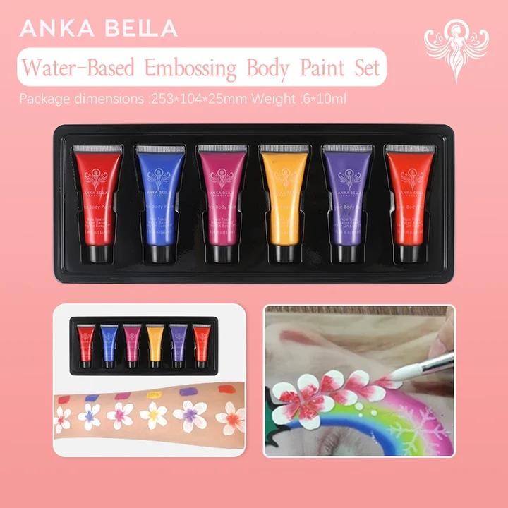 Water-Based Embossing Body Paint Set