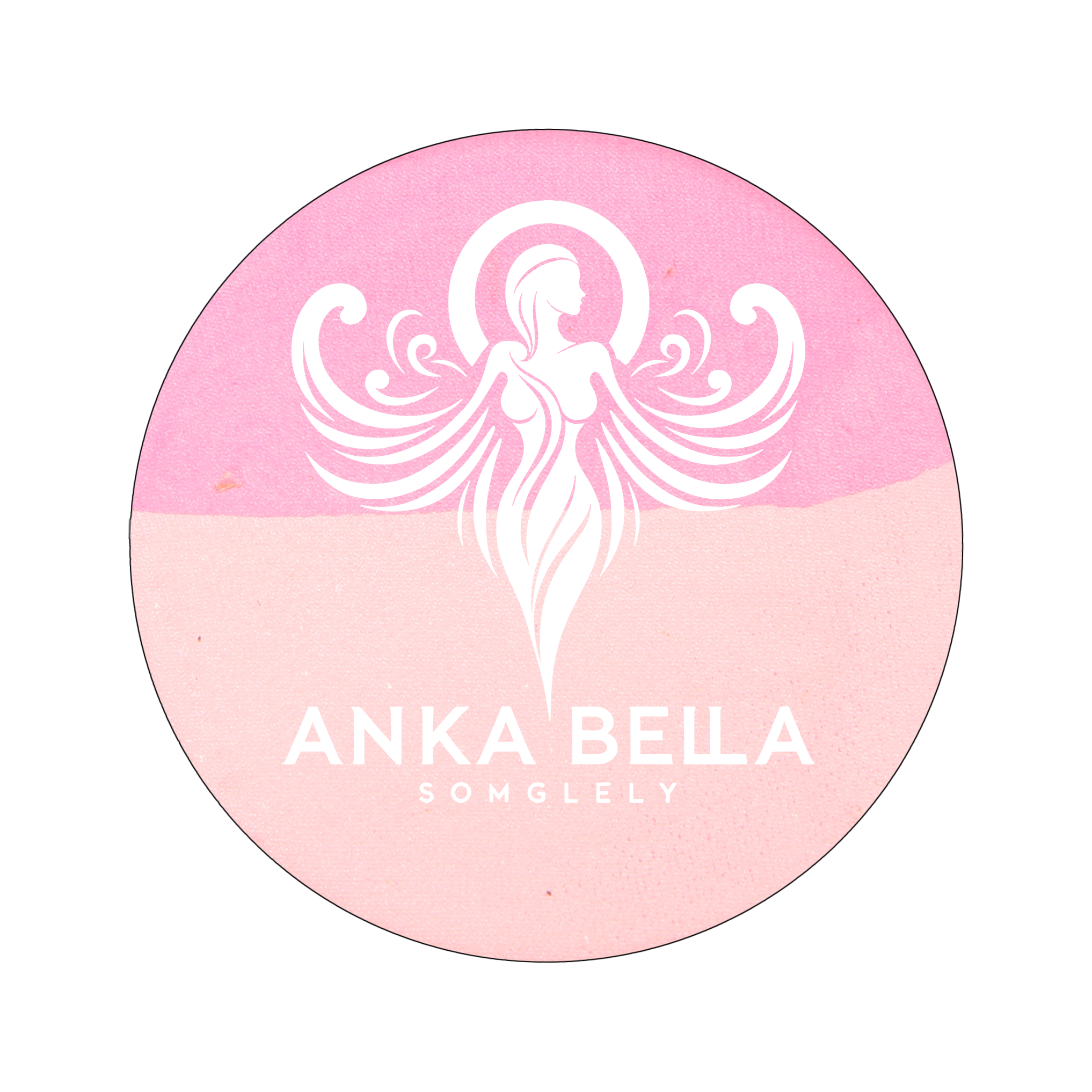 Round Cake Face Painting, Anka bella