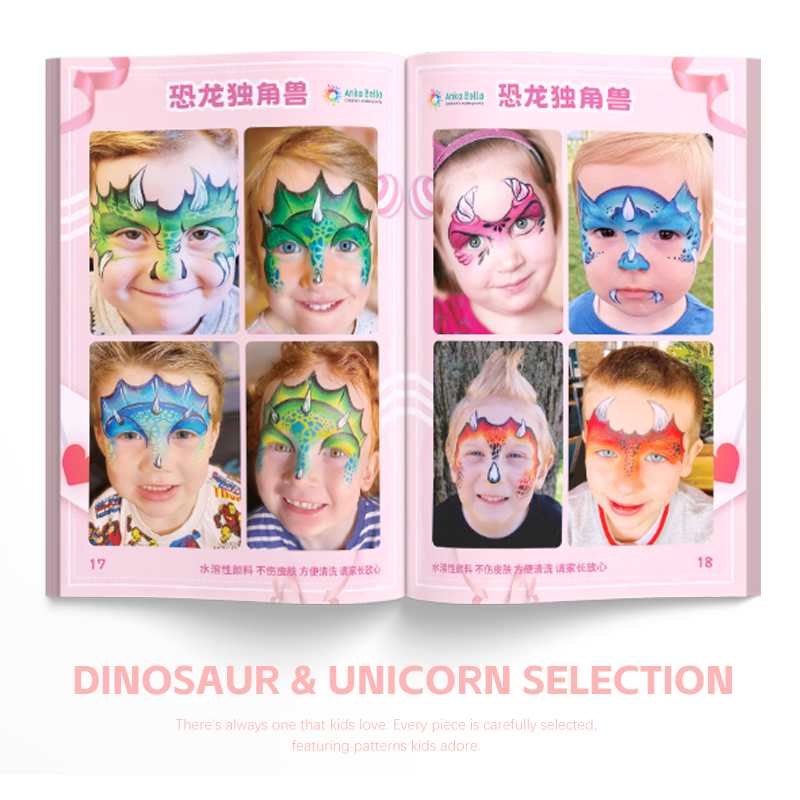 Face Painting Design Anthology for Kids – 160 Patterns, 12 Themes