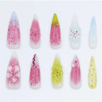 Gradient Garden Nail Art-Anke Bella Anka Bella