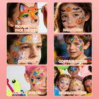 Application scenarios for Anka Bella face paint: halloween, carnival, cosplay, kids birthday costume party makeup