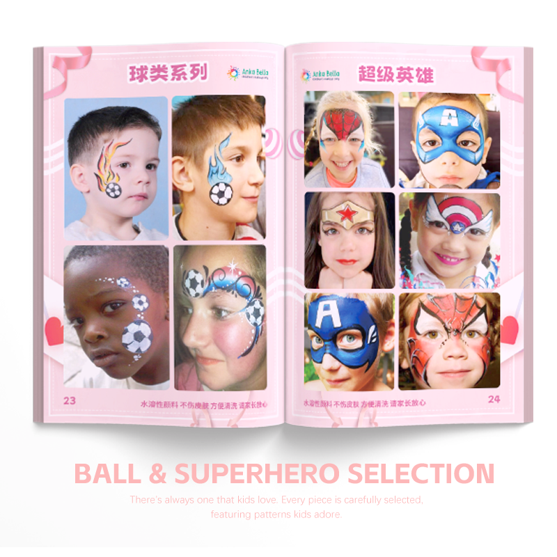 Face Painting Design Anthology for Kids – 160 Patterns, 12 Themes