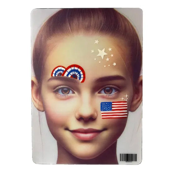 American state flag painting