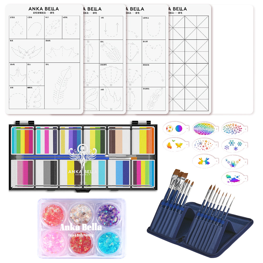 Paleta de colores de animales lindos - Pastel de 12 colores