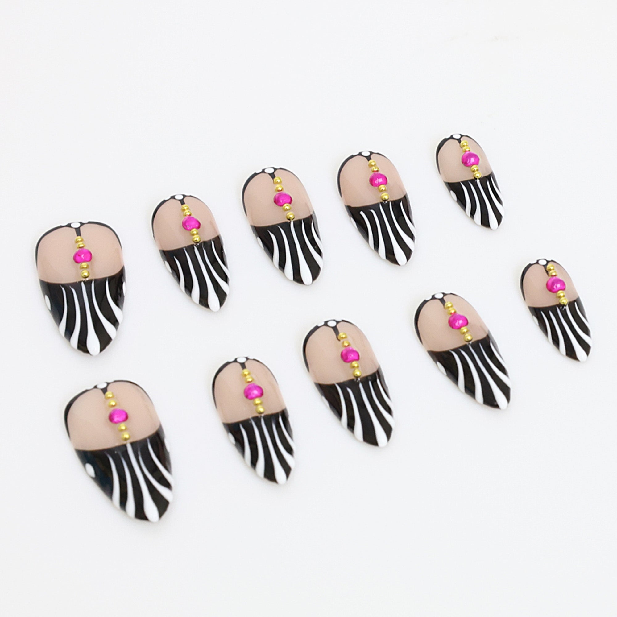 Ripple Glow Nail Art - Anke Bella