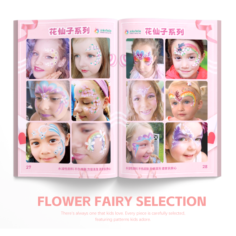 Face Painting Design Anthology for Kids – 160 Patterns, 12 Themes