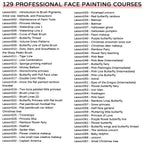 Professional level tutorials face painting（Lesson 129 is only available online） Anka Bella