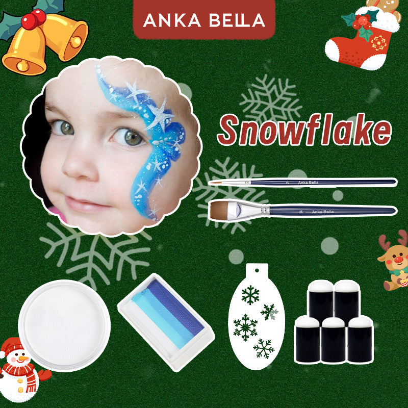Kit de pintura facial navideña