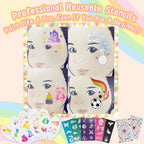 24-Color Face Painting Kit for Kids – Safe,  Fun with 30 Free Tutorial Videos Anka Bella