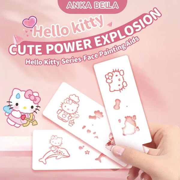 Hello Kitty Stencils for Face Painting Anka Bella