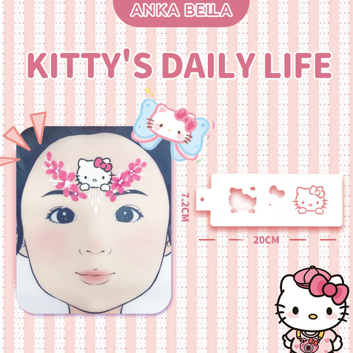 Hello Kitty Stencils for Face Painting